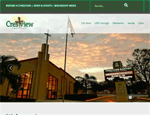 Tablet Screenshot of crestviewbaptist.net